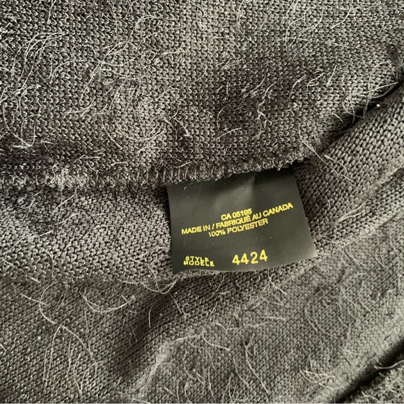 EUC Black Eyelash tunic knit vest cardigan - Picture 8 of 10